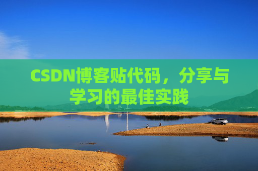 CSDN博客贴代码，分享与学习的最佳实践